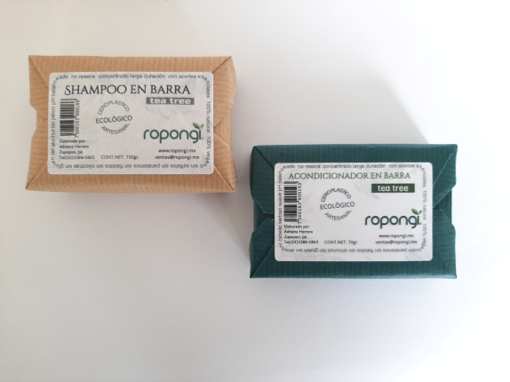 Shampoo de Tea tree y Acondicionador en Barra